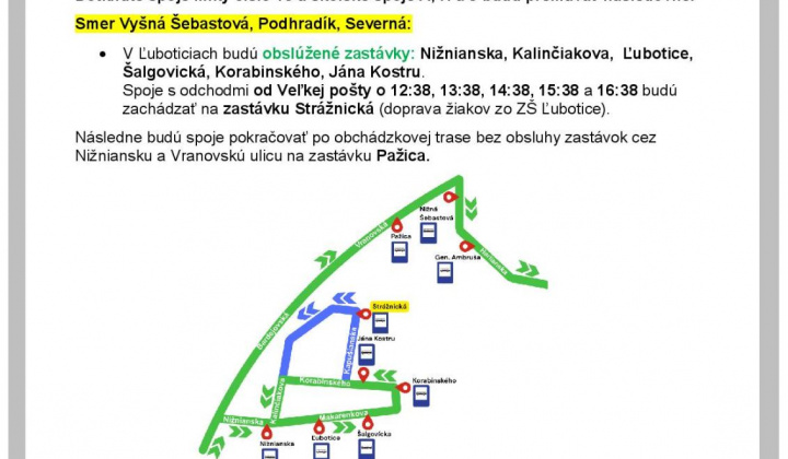 2. fotografia fotogalérie Aktuality / Dopravné obmedzenia a zmena  cestovného poriadku linky č. 13 od 02. 03. 2026 - foto