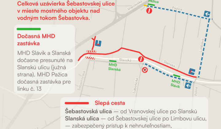 3. fotografia fotogalérie Aktuality / Dopravné obmedzenia a zmena  cestovného poriadku linky č. 13 od 02. 03. 2026 - foto