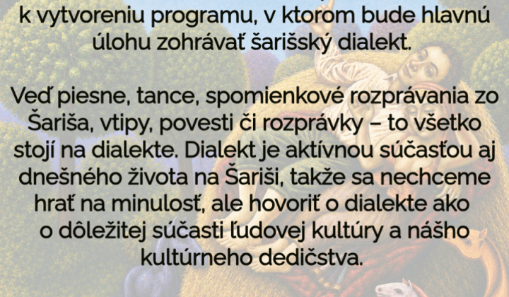 2. fotografia fotogalérie Aktuality / Pozvánka na scénicky program 