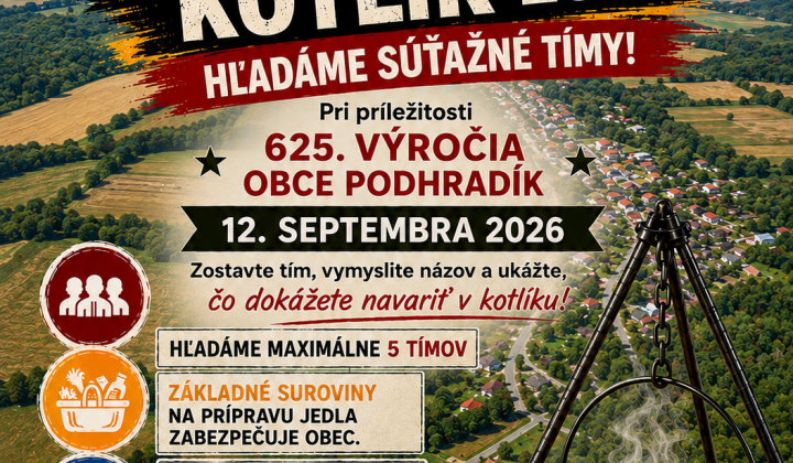 1. fotografia fotogalérie Aktuality / Vyhlásenie súťaže ''Kotlík OPEN'' Deň obce Podhradík - foto