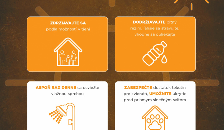 Fotka - Odporúčania pre občanov PRI HORÚČAVÁCH