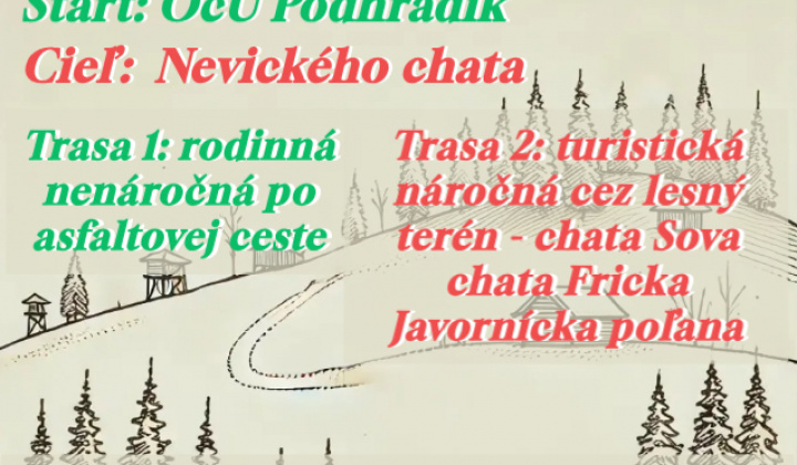 Fotka - 48. ročník zimného pochodu Slanským pohorím na počesť 80. výročia oslobodenia obce Podhradík 19.01.2025 o 09:00 hod