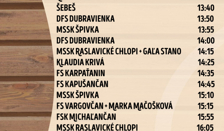 Fotka - Program a podpora Festivalu Šebešskej doliny u Cipiska 24.08.2025 o 13:30 Areál firmy CIPISEK s.r.o.