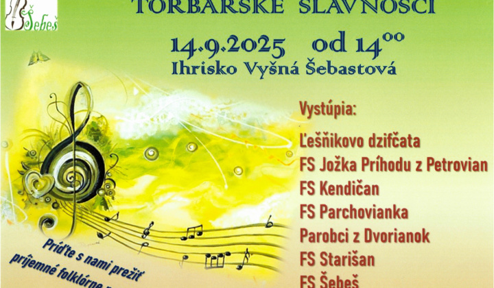 Fotka - ''Torbarske Slavnosci'' na ihrisku v obci Vyšná Šebastová dňa 14.09.2025 od 14:00 hod